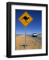 Road Sign, Western Australia, Australia-Doug Pearson-Framed Premium Photographic Print