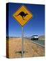 Road Sign, Western Australia, Australia-Doug Pearson-Stretched Canvas