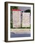 Road Signs to Wine Producers in Chateauneuf-Du-Pape, France-Per Karlsson-Framed Photographic Print