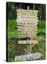 Road Signs to Wine Producers in Chateauneuf-Du-Pape, Provence, France-Per Karlsson-Stretched Canvas