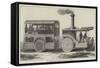 Road Steamer and Omnibus for the Indian Government-null-Framed Stretched Canvas