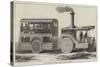 Road Steamer and Omnibus for the Indian Government-null-Stretched Canvas