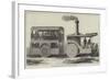 Road Steamer and Omnibus for the Indian Government-null-Framed Giclee Print