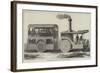 Road Steamer and Omnibus for the Indian Government-null-Framed Giclee Print