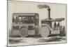 Road Steamer and Omnibus for the Indian Government-null-Mounted Giclee Print