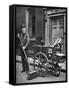 Road Sweeper, London, 1926-1927-null-Framed Stretched Canvas