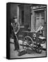 Road Sweeper, London, 1926-1927-null-Framed Stretched Canvas