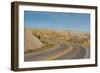 Road Swings Through the Badlands National Park, South Dakota, Usa-Michael Runkel-Framed Photographic Print