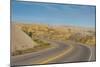 Road Swings Through the Badlands National Park, South Dakota, Usa-Michael Runkel-Mounted Photographic Print