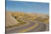 Road Swings Through the Badlands National Park, South Dakota, Usa-Michael Runkel-Stretched Canvas