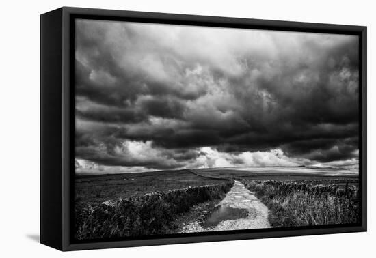 Road Through a Storm-Rory Garforth-Framed Stretched Canvas