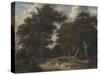 Road Through an Oak Forest, 1646-1647-Jacob Isaacksz Van Ruisdael-Stretched Canvas