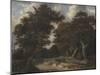 Road Through an Oak Forest, 1646-1647-Jacob Isaacksz Van Ruisdael-Mounted Giclee Print