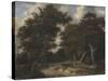 Road Through an Oak Forest, 1646-1647-Jacob Isaacksz Van Ruisdael-Stretched Canvas