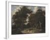 Road Through an Oak Forest, 1646-1647-Jacob Isaacksz Van Ruisdael-Framed Giclee Print