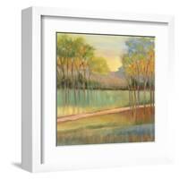 Road Through Blue Fields-Libby Smart-Framed Art Print