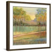 Road Through Blue Fields-Libby Smart-Framed Art Print