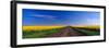 Road through Canola Field, Washington, USA-Terry Eggers-Framed Photographic Print