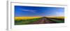 Road through Canola Field, Washington, USA-Terry Eggers-Framed Photographic Print