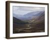 Road Through Glen Docherty, Wester Ross, Highlands, Scotland, United Kingdom, Europe-Jean Brooks-Framed Photographic Print