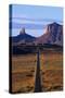 Road Through Monument Valley Navajo Tribal Park-Paul Souders-Stretched Canvas