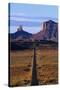 Road Through Monument Valley Navajo Tribal Park-Paul Souders-Stretched Canvas