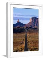 Road Through Monument Valley Navajo Tribal Park-Paul Souders-Framed Photographic Print