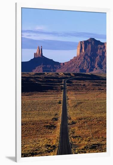 Road Through Monument Valley Navajo Tribal Park-Paul Souders-Framed Photographic Print