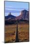 Road Through Monument Valley Navajo Tribal Park-Paul Souders-Mounted Photographic Print