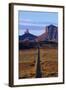 Road Through Monument Valley Navajo Tribal Park-Paul Souders-Framed Photographic Print