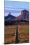 Road Through Monument Valley Navajo Tribal Park-Paul Souders-Mounted Photographic Print