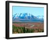 Road Through Park, Autumn, Denali National Park, Alaska, USA-Terry Eggers-Framed Photographic Print