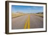 Road Through the Badlands National Park, South Dakota, United States of America, North America-Michael Runkel-Framed Premium Photographic Print