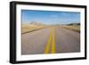 Road Through the Badlands National Park, South Dakota, United States of America, North America-Michael Runkel-Framed Photographic Print