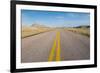 Road Through the Badlands National Park, South Dakota, United States of America, North America-Michael Runkel-Framed Photographic Print