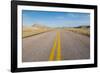 Road Through the Badlands National Park, South Dakota, United States of America, North America-Michael Runkel-Framed Photographic Print