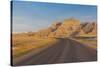 Road Through the Badlands National Park, South Dakota, United States of America, North America-Michael Runkel-Stretched Canvas