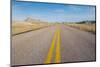 Road Through the Badlands National Park, South Dakota, United States of America, North America-Michael Runkel-Mounted Photographic Print