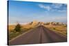 Road Through the Badlands National Park, South Dakota, Usa-Michael Runkel-Stretched Canvas