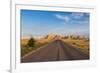 Road Through the Badlands National Park, South Dakota, Usa-Michael Runkel-Framed Photographic Print