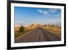 Road Through the Badlands National Park, South Dakota, Usa-Michael Runkel-Framed Photographic Print