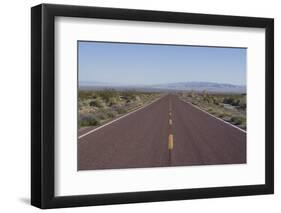 Road Through the Mojave Desert, California, United States of America, North America-Ethel Davies-Framed Photographic Print