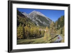 Road to Albula Pass, Graubunden, Swiss Alps, Switzerland, Europe-Angelo Cavalli-Framed Photographic Print