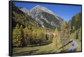 Road to Albula Pass, Graubunden, Swiss Alps, Switzerland, Europe-Angelo Cavalli-Framed Photographic Print