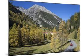 Road to Albula Pass, Graubunden, Swiss Alps, Switzerland, Europe-Angelo Cavalli-Mounted Photographic Print