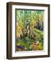 Road To Autumn Wood-balaikin2009-Framed Art Print