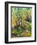 Road To Autumn Wood-balaikin2009-Framed Art Print