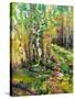 Road To Autumn Wood-balaikin2009-Stretched Canvas