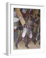 Road to Calvary, Detail from Fresco-Giacomo Jaquerio-Framed Giclee Print