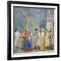 Road to Calvary, Detail from Life and Passion of Christ-Giotto di Bondone-Framed Giclee Print